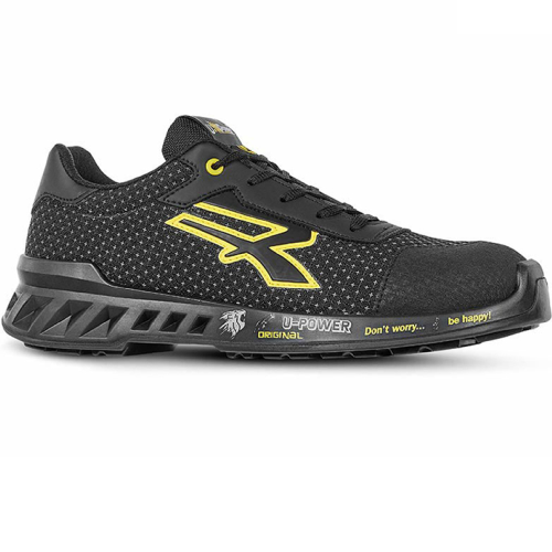 Scarpe antinfortunistiche Leve Matt S3 SRC CI ESD nero-giallo