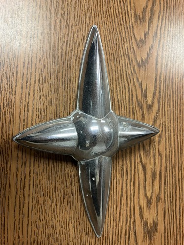 Ford Grill Star Emblem Vintage 1955 #BAAF8259 FORD 6 CYLINDER PICKUP TRUCKS - Picture 4 of 7
