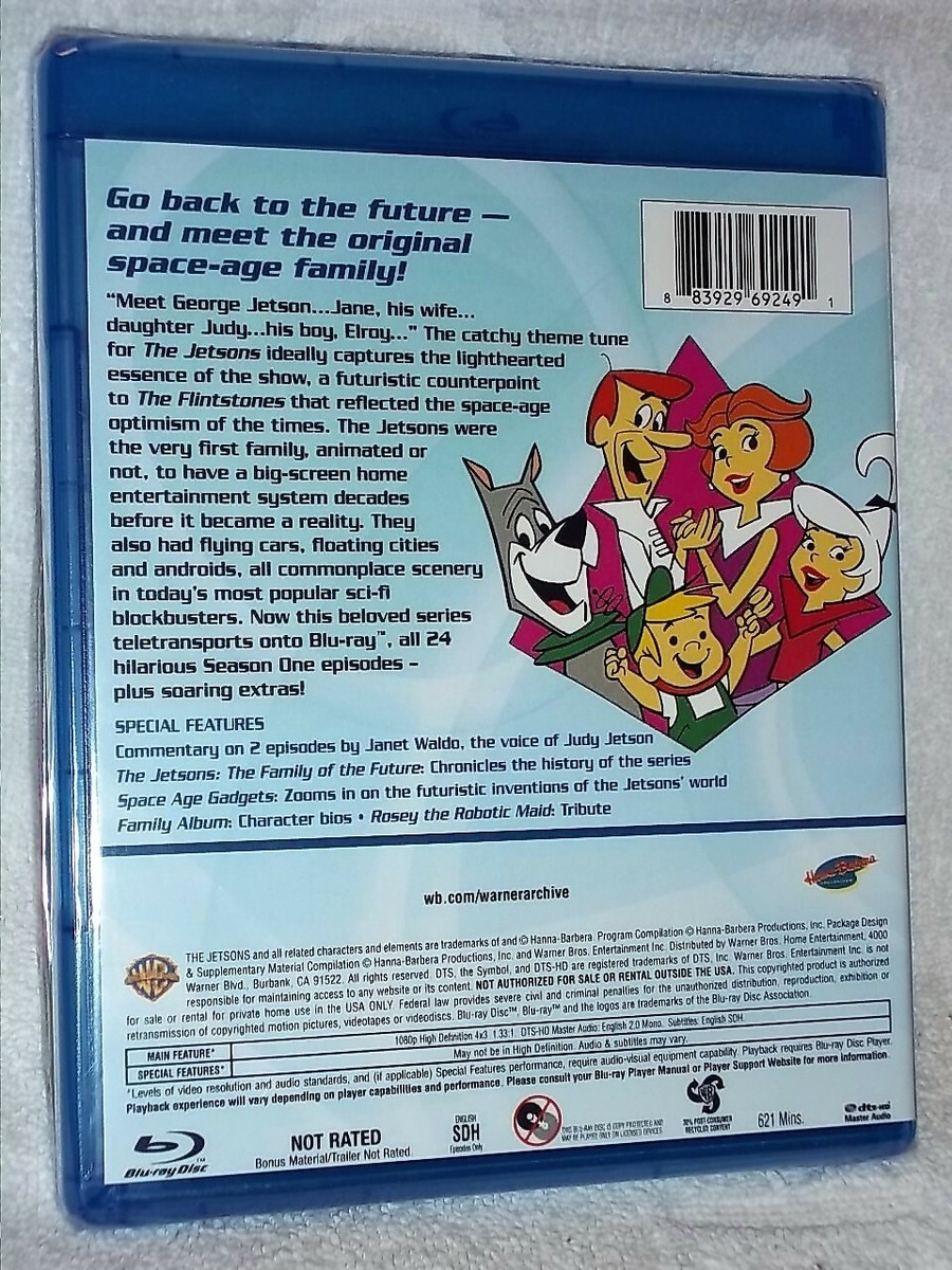 The Jetsons Complete Series (Blu-ray, 2019, 3-Disc) NEW