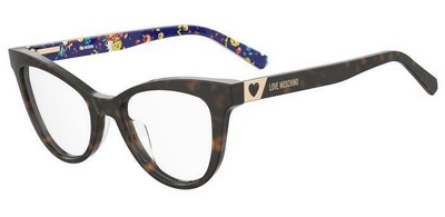 Moschino Occhiali da Vista Montatura MOL576 086 Havana Cat Eye Donna | eBay