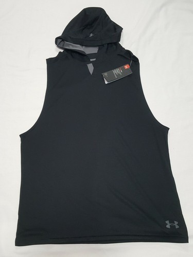 men's ua velocity sleeveless hoodie