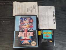 James Pond II: Codename RoboCod  Sega Genesis Complete In Box CIB Good Shape PU