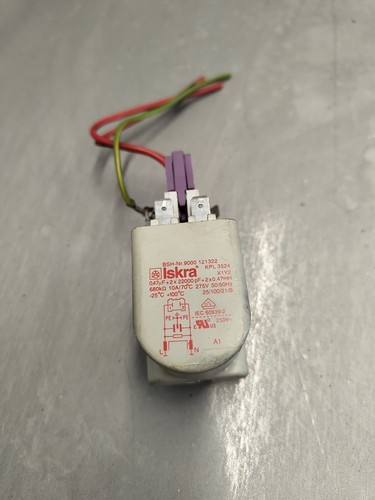 Siemens WM14E140/32 Kondensator Entstörfilter Waschmaschine 9000 121322 #43327