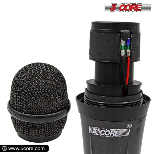 5Core XLR Microphone Dynamic Mic Karaoke Singing Studio Mics Handheld Microfono - Picture 4 of 10