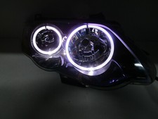 Black Angel Eye Headlights FOR FG XR FORD FALCON SEDAN WAGON UTE PAIR NEW