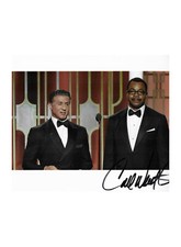 10x8" Golden Globes 2017 Print Signed by Carl Weathers 100% Authentic + COA
