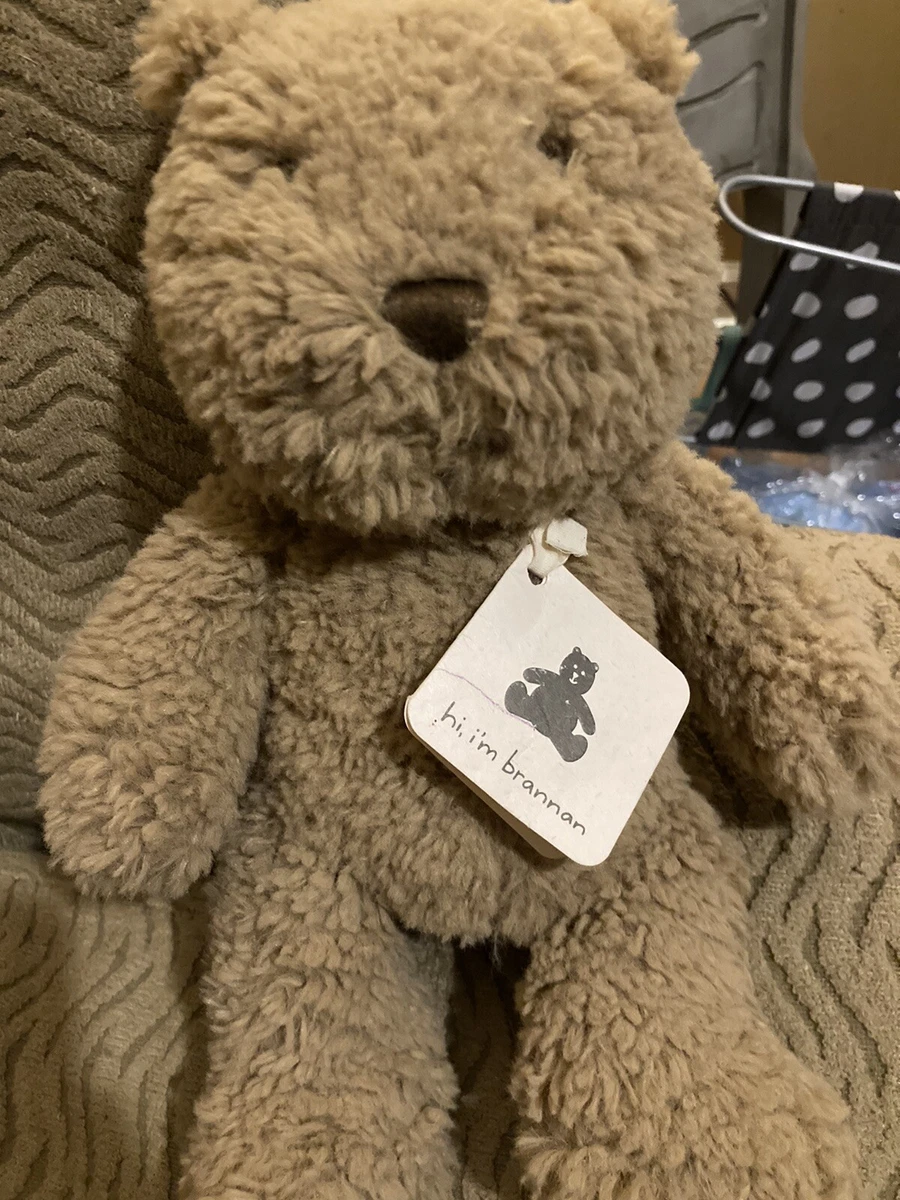Baby Gap Brannan Bear 11 in Brown Plush Stuffed Animal Tags