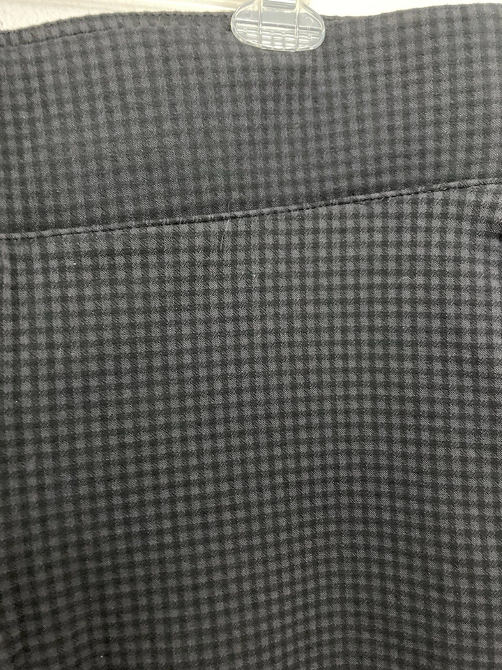 Leggings Torrid Gris Negro Cuadros 2 Tire en Banda Ancha Foto 3 de 4