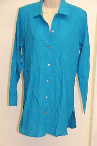  Tommy  Bahama  Swimsuit  Cover Up  Dress  Boyfriend Shirt  Sz M 