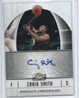 CRAIG SMITH 2006 TOPPS FINEST ROOKIE AUTO REFRACTOR #60 MINNESOTA TIMBERWOLVES
