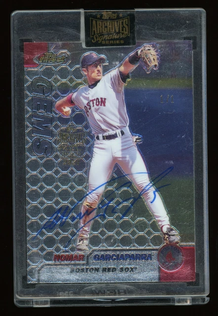 1999 Topps Archives Signature NOMAR GARCIAPARRA Topps Finest Gems Auto 1/1!