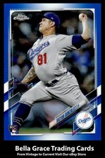 2021 Topps Chrome Update Victor Gonzalez #USC14 Blue Refractor Rookie 28/199