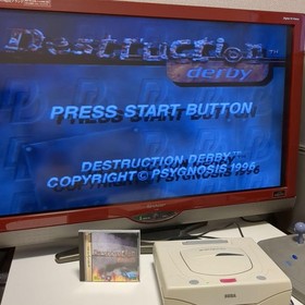 Destruction Derby Sega Saturn #e946ff