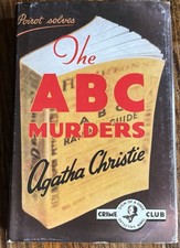 Product Image: THE ABC MURDERS Agatha Christie Facsimile Of 1936 UK Crime Club Edition Poirot