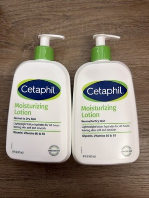 Cetaphil Moisturizing Lotion Normal To Dry Skin Unscented- 16 fl oz 2 Pack