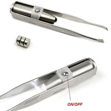 Eyelash Eyebrow Hair Removal Tweezer Remover Creative Makeup Tool With LED Light