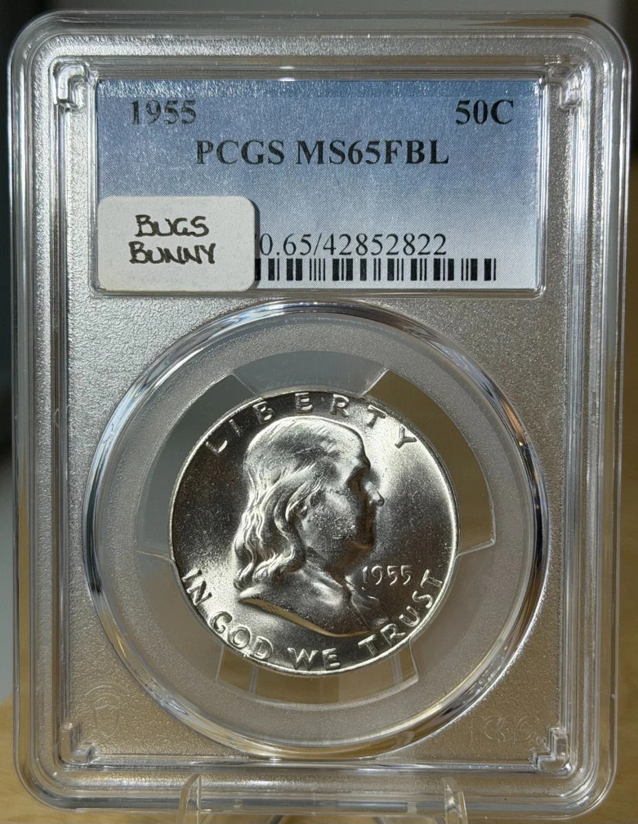MS 65 Graded 1955 Franklin Half Dollars (1948-1963) for sale | eBay