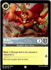 Beast - Thick-Skinned 176/204 Common Ursula's Return Lorcana Near Mint