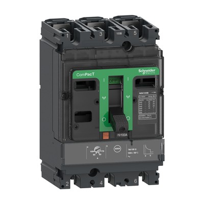 Schneider C25B3TM200C NSX250B 25kA AC 3P3D 200A TMD 50 ?�C