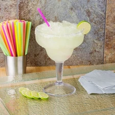 Plastic Super Margarita Glass Jumbo extra large margarita glass (set of 6)
