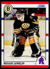 Reggie Lemelin, 1990-91 Score American, #159, Boston Bruins,