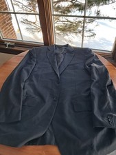 Canali Men's Black Mini Striped Blazer Jacket 36/52 U.S