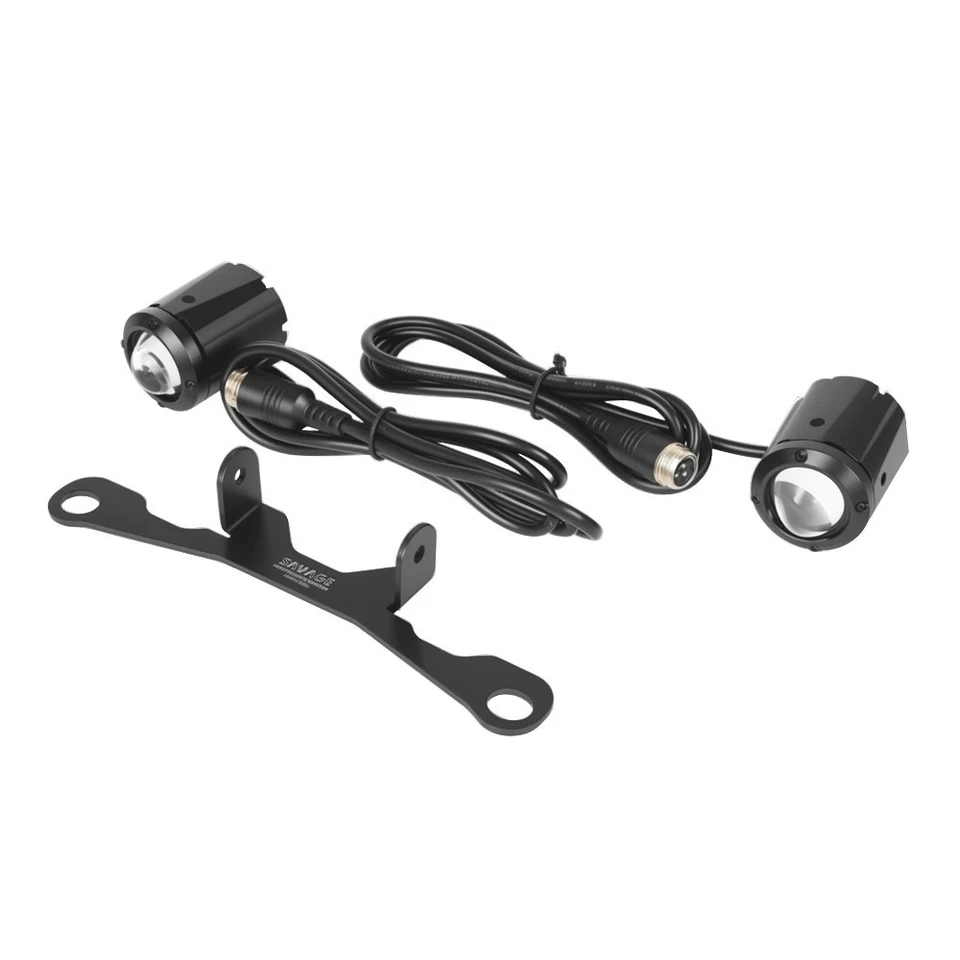 For Yamaha NMAX 155 /Turbo LED Fog Light Auxiliary Spotlight w/ Mounting Bracket - Image 4 of 4