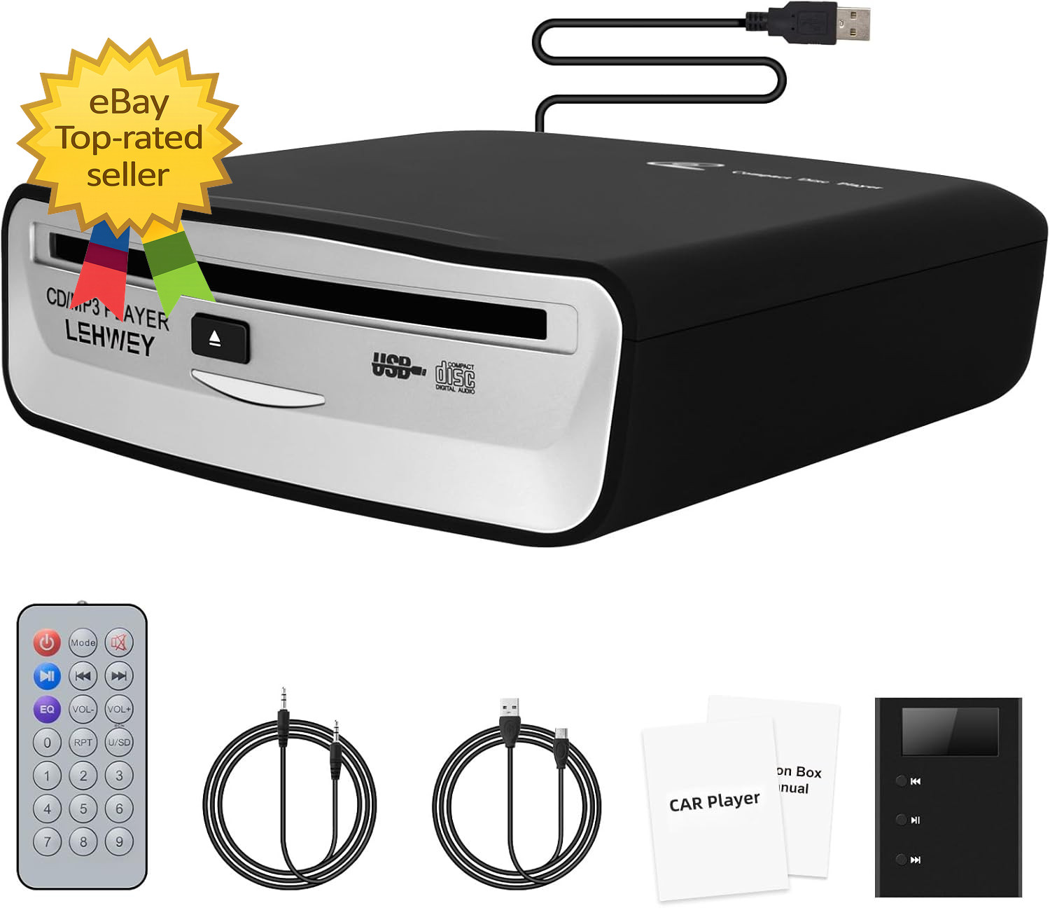 For Car  External Car Cd Players With Aux & Fm Transmitter