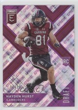 2018 Elite Draft Picks Aspirations Purple Variation 41/99 Hayden Hurst #118 a6i