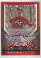 2015 Panini Elite Extra Edition Prospects Red Ink 23/25 Jake Lemoine Auto 9pd