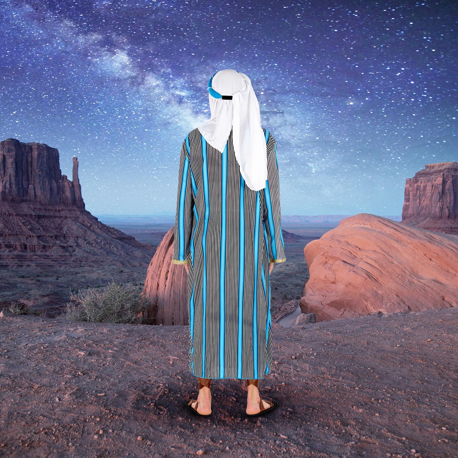 Blue 3 Wise Men Adult Costume | One Size