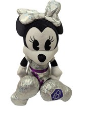 Disney Minnie Mouse 100 Years of Wonder Platinum Silver Jumbo 18  Stuffed Plush