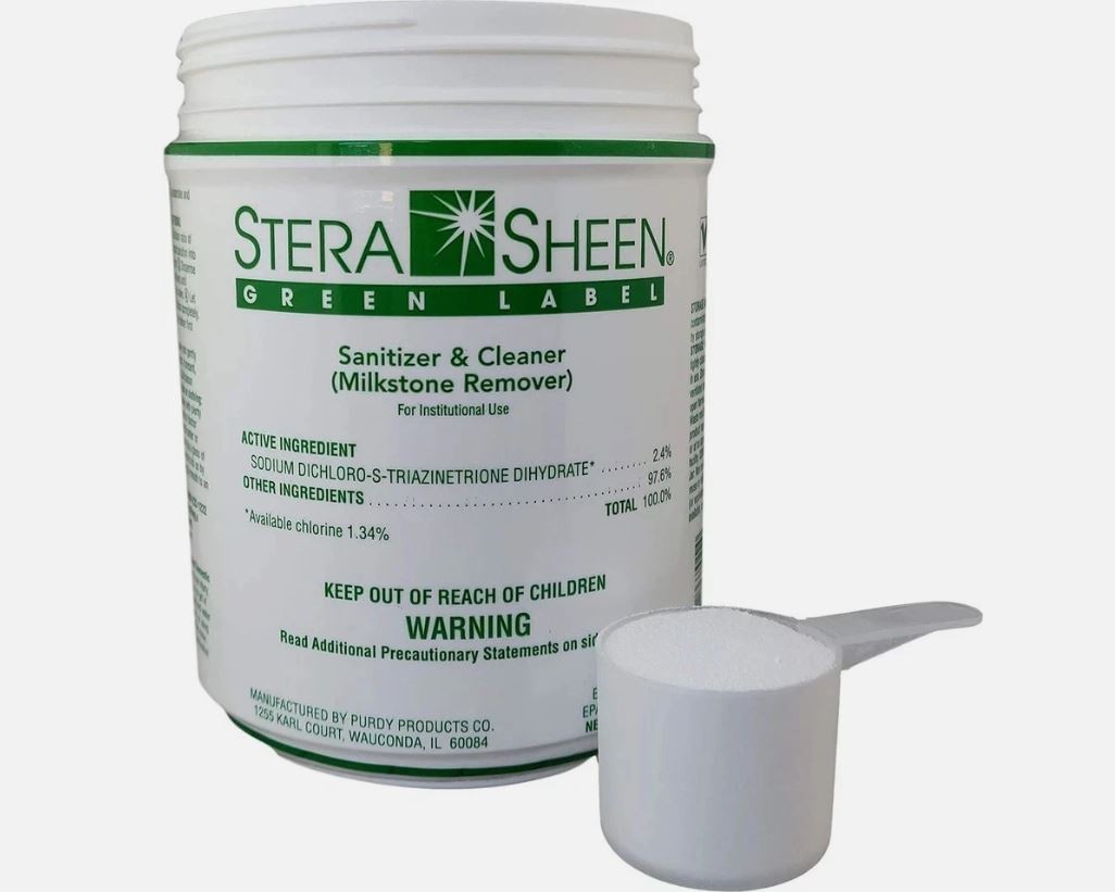 Stera Sheen 4lb Green Label Ice Machine & Ice Maker Cleaner + Sanitizer -