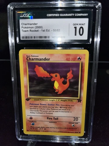 Charmander Team Rocket 1st Edition 50/82 Vintage