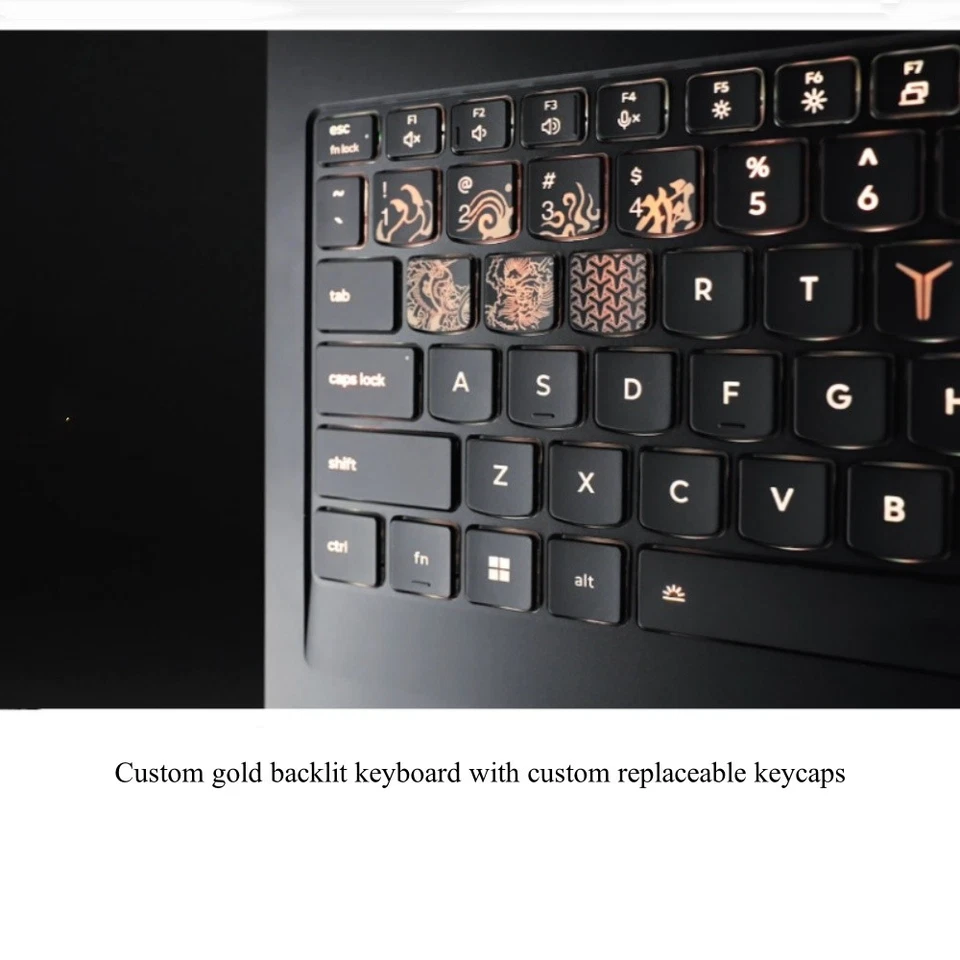 Lenovo Legion Black Myth Wukong Notebook Teclas 8 Metal 16 Interruptor de Tijera con Estuche Foto 4 de 4