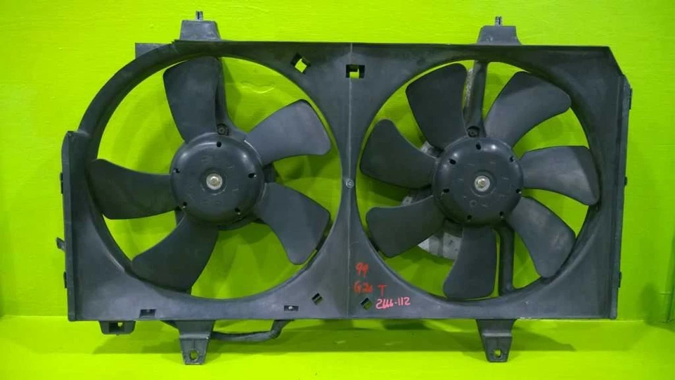 99 00 01 02 INFINITI G20 T 2.0L AT RADIATOR COOLING FAN OEM 2666-112 - Image 2 of 2