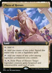 Plaza of Heroes #252 Dominaria United Rare Land