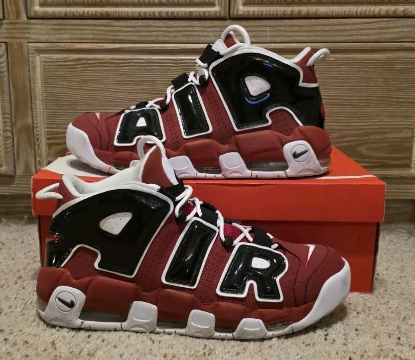 Preços baixos em Nike Air More Uptempo White Red | eBay