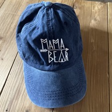MAMA BEAR baseball caps Navy Blue For Women