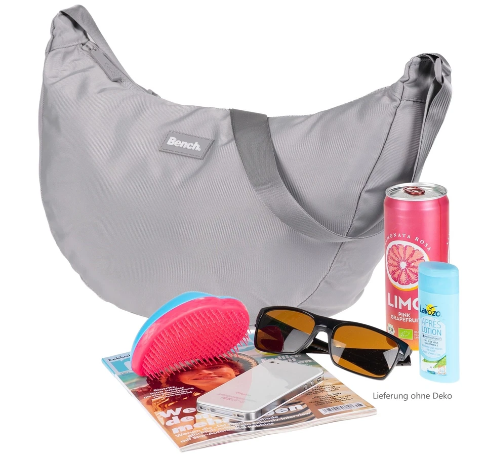 Handtasche Bench Damen Tasche Crossbody Slingbag Moon Bag 64216 2800 Grau +e - Bild 4 von 4