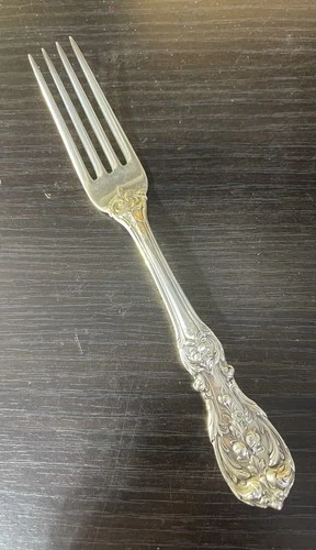 Reed Barton Francis I Sterling Silver 7 1/4  Dinner  Fork Old Stamp No Mono