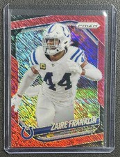 ZAIRE FRANKLIN 2025 PANINI PRIZM #91 RED SHIMMER 42/49 COLTS