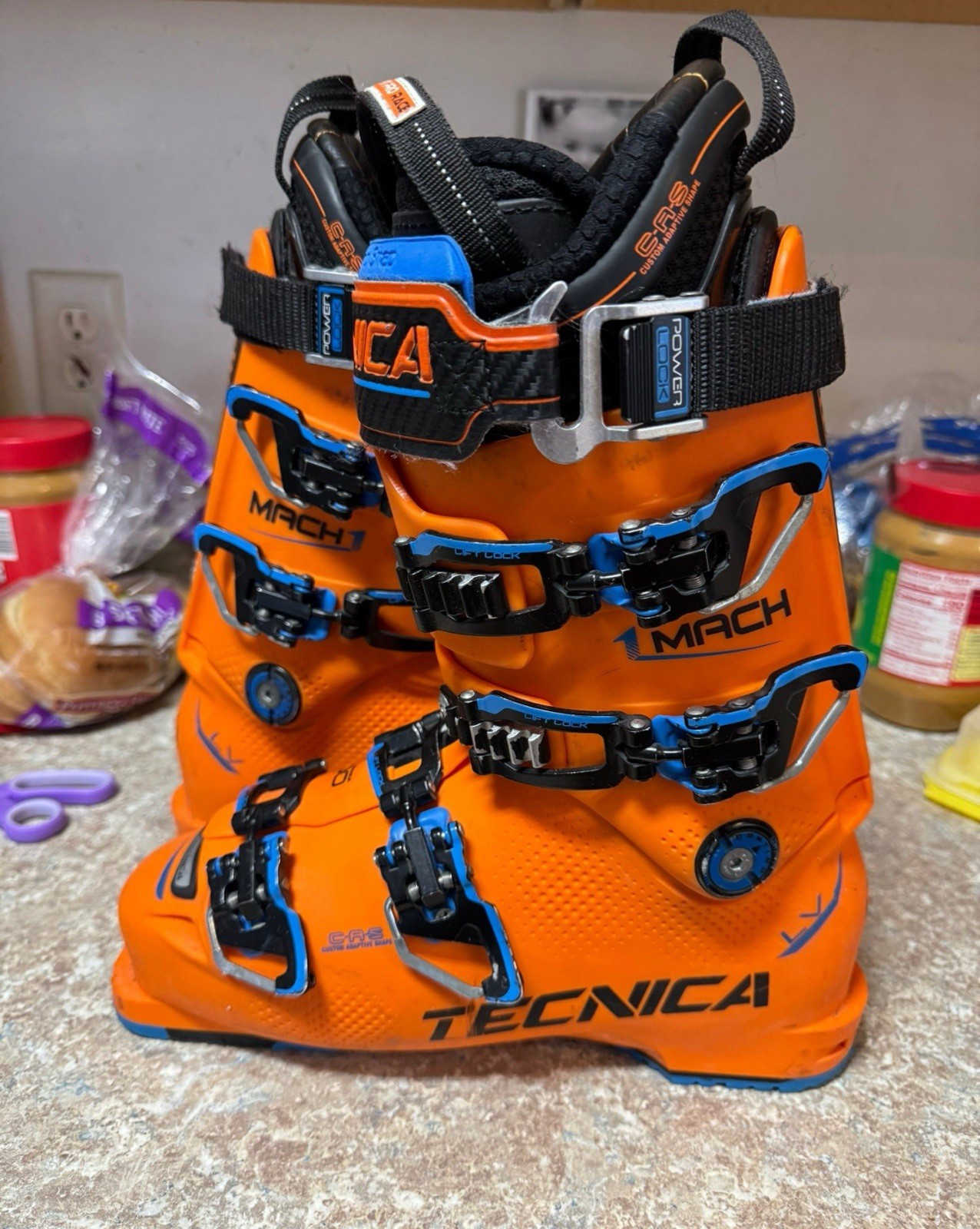 SALOMON scarponi da sci tecnica Mach 1 25 25 5 US 7 Stiff 100 Flex Down Hill 250 255