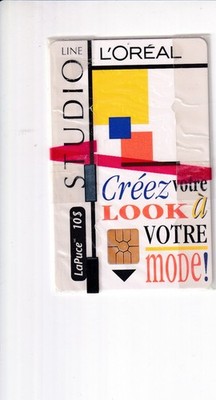 Vintage 1995 L'Oréal Studio Line Payphone Card - Bell Canada Collectible