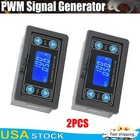 2* LCD Signal Generator 3.3V-30V PWM Pulse Frequency Cycle Duty Adjustable Meter — photo 1