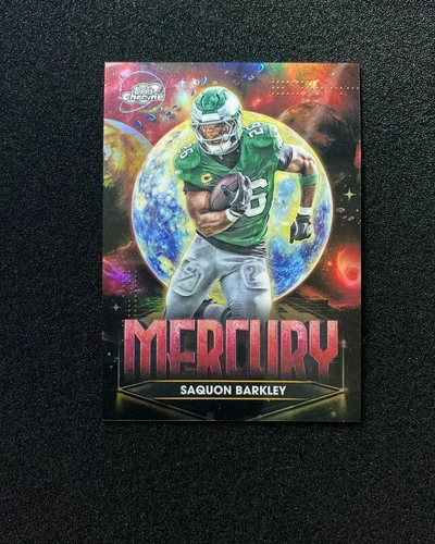 2025 Topps Cosmic Chrome Saquon Barkley Mercury (RAW)