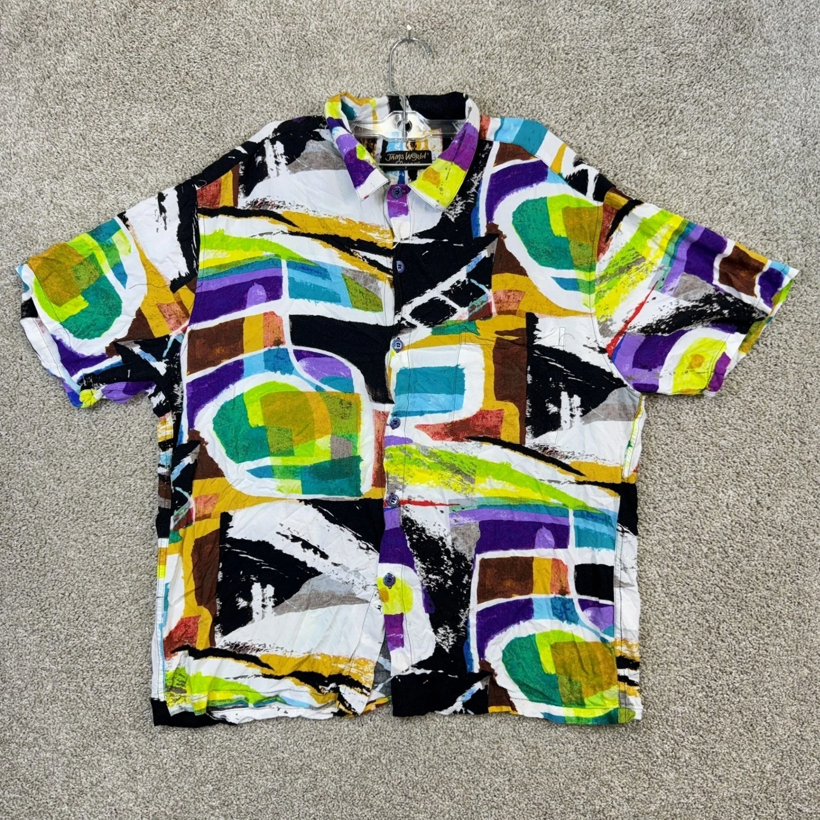 Jams World 50 years Button Up Shirt Mens Large Multicolor Monaco Abstract Hawaii
Opens in a new wind