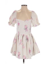 LoveShackFancy Women Ivory Cocktail Dress P