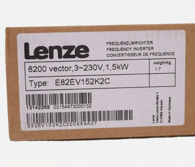 E82EV152K2C 1PCS NEU LENZE Inverter Drives 8200 Vector 1.5kW E82EV152K2C