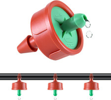 300 PCS 0.25 GPH Pressure Compensating Drip Irrigation Spot Watering Drippers/Em